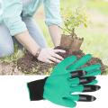 Work Gloves Garden Gloves with Claws 4 ABS Plastic Gardening Digging Planting Durable Waterproof Work Glove Outdoor Gadgets