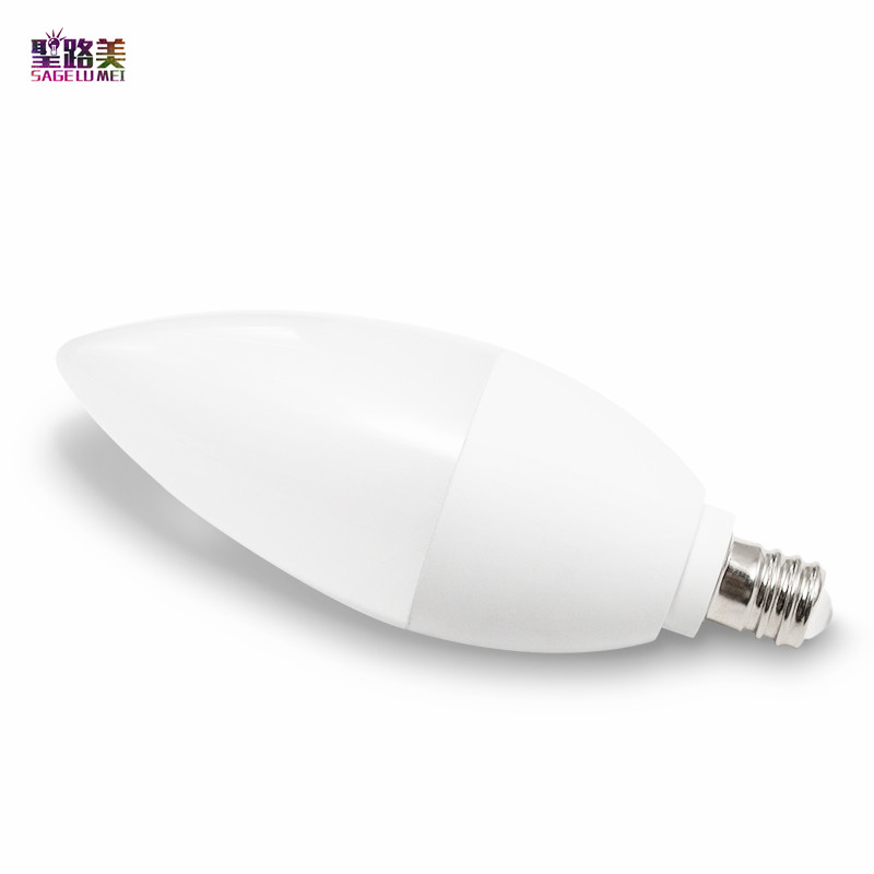 zigbee zll led 4W RGB+CCT candle light bulb Lamp Smart Phone APP control AC100-240V E12/E14 work with Amazon Echo free shipping