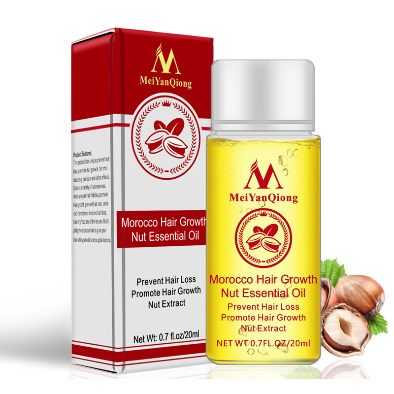 Multi-functional Nut Hair Care Growth Liquid Powerful Hair Growth Essence Hair Loss Product Essential Oil Liquid Treatment TSLM1