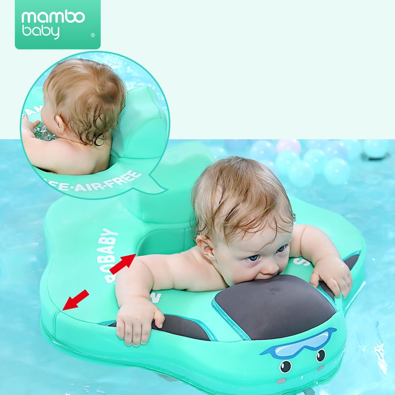 Baby Infant Solid Non-Inflatable Float Swimming Ring Swim Ring Floats Pool Toys Swim Trainer For boys and girl 3-24 months
