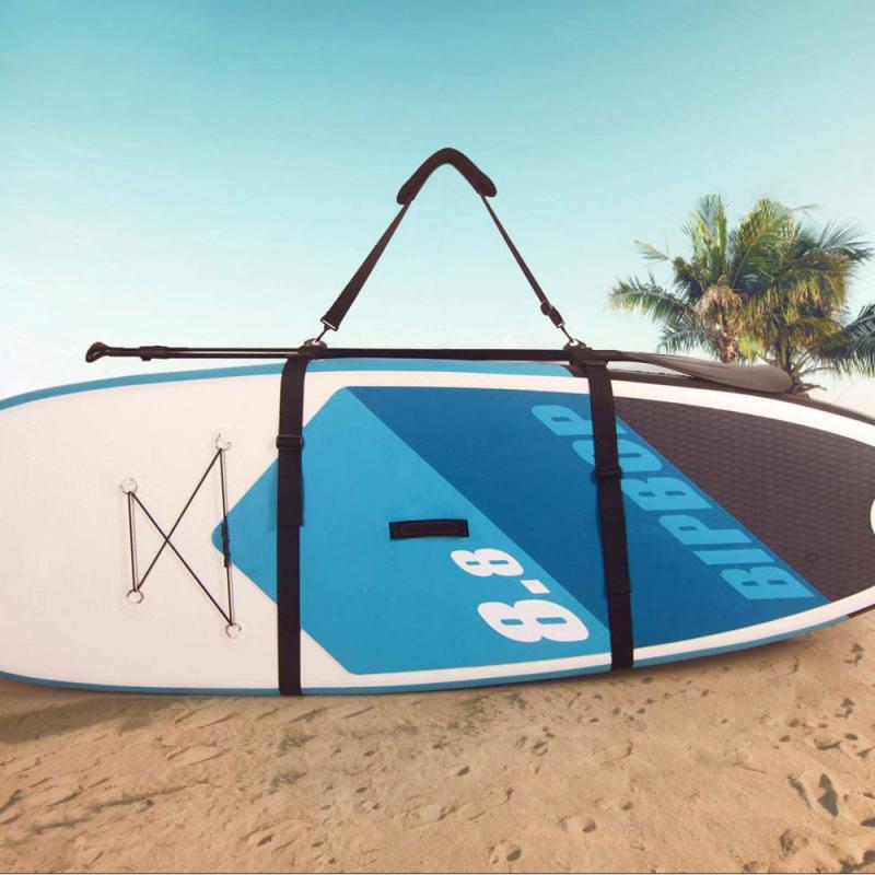 Adjustable Surfboard Shoulder Carry Sling Stand Up Paddleboard Strap Sup Board Surf Fins Paddle Wakeboard Surfing Kayak Fix Belt