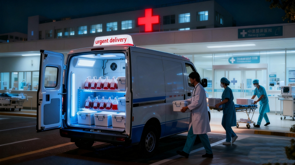 Pharmaceutical Cold Chain Transport - GSP-Compliant Mini Reefer Van
