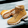 New Winter Men Boots Fur Warm Snow Boots Men Winter Boots Work Shoes Men waterproof Ankle Boots Outdoor Men's Sneakers Footwear