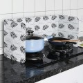 New 1pcs Aluminum Foil Oil Block Oil Barrier Stove Cooking Heat Insulation Anti-Splashing Oil Baffle Kitchen Utensils Supplie