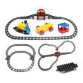 Funny Train Building Blocks Accessories Electric Train Track Railway Set Assembling Parts Kids DIY Toys Compatible