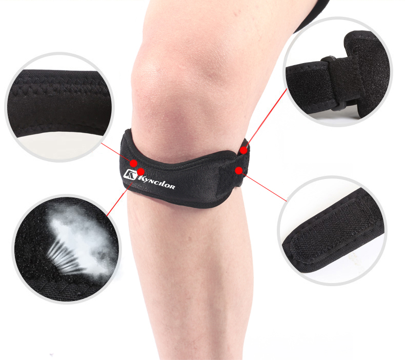 1 pcs Knee Pads Basketball Support Sport Patella Belt Cycling Knee Protector Outdoor Mountain Bike Fitness Safety Kneepad Brace