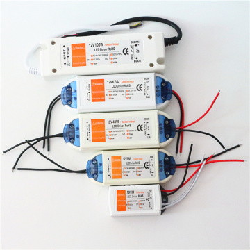 1Pcs AC 90V - 240V 110V 220V to DC 12V Lighting Transformers 18W 28W 48W 72W 100W LED Driver Adapter for LED Strip Power Supply