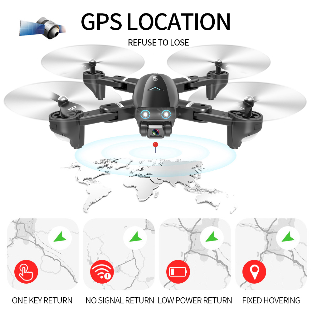 S167 5G Wifi GPS Drone 1080P with Camera HD air pix Drone anti -shake quadrocopter WiFi FPV RC quadcopter Dron selfie Camera