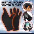 Outdoor Thermal Gloves Winter Cycling Gloves For Men Women Waterproof Windproof Warm Full Finger Gloves Anti Slip Hiking Skiing