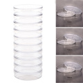High Quality Chemical Instrument Crisp Sterile Fragile Petri Dishes For Lab Plate Yeast Lab Supply Clear 10pcs