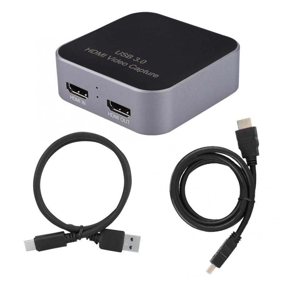 HDMI to TYPE-C Video Capture Video Capture Card USB 3.0 1080p 60Hz Dongle Game Streaming Live Stream Broadcast with MIC input