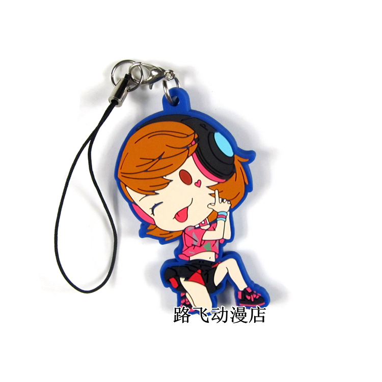 PERSONA Original Japanese anime figure rubber Silicone mobile phone charms/key chain/strap