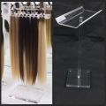 Luxur For Brading 1pcs Transparent Desktop Display Holder Acrylic Hair Extensions Stand