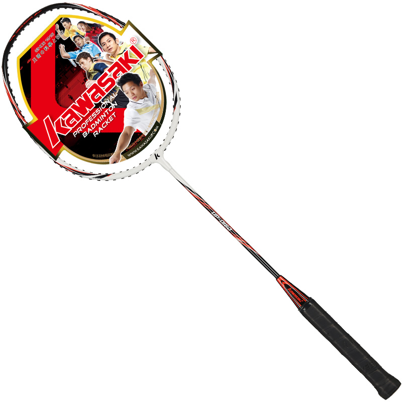 Kawasaki Badminton Racket 1U Aluminum Alloy Frame Badminton Racquet With String UP-0160 With Free Gift Shuttlecock