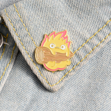 Fire Elf Cartoon Lapel Pins Brooch Metal Badge Vintage Classics Fashion Retro Jewelry Gifts Collection