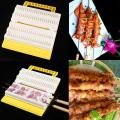 Outdoor Kitchen BBQ Kebab Maker Double/Single Row Vegetable Grill Skewer Machine Quick Skewer Easy BBQ Tools Kitchen Accessories