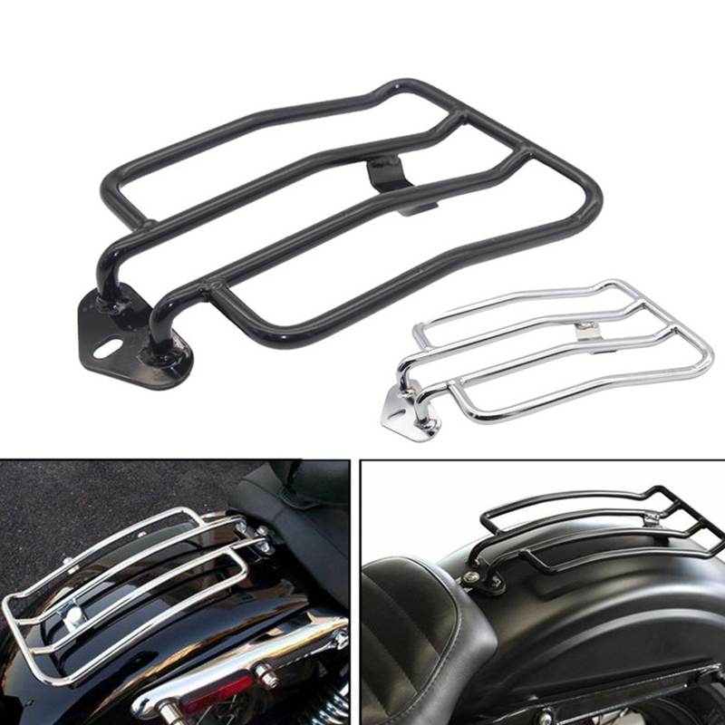 Motorcycle Steel Luggage Rack Backrest Rear Fender for H.arley-Davidson Sportster Xl 883 Xl1200 X48 (Black)harley