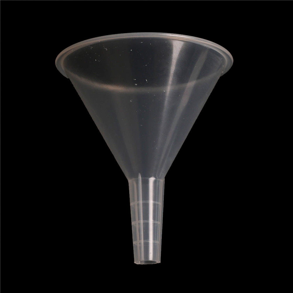 High Qulity 1 Pcs 100mm Laboratory Clear White Plastic Filter Funnel Lab Accessory Teaching Accessories