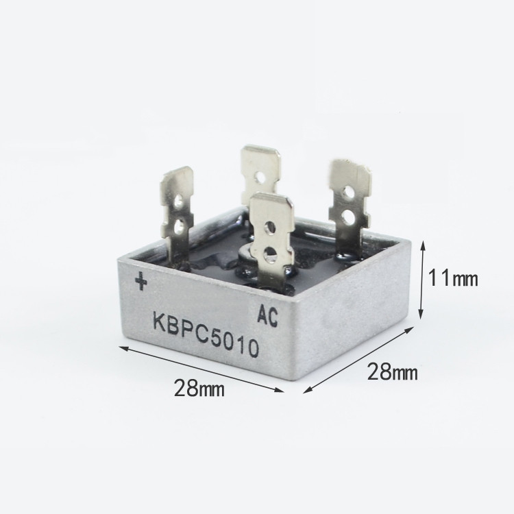 1pcs KBPC5010 50A 1000V Diode Bridge Rectifier kbpc5010