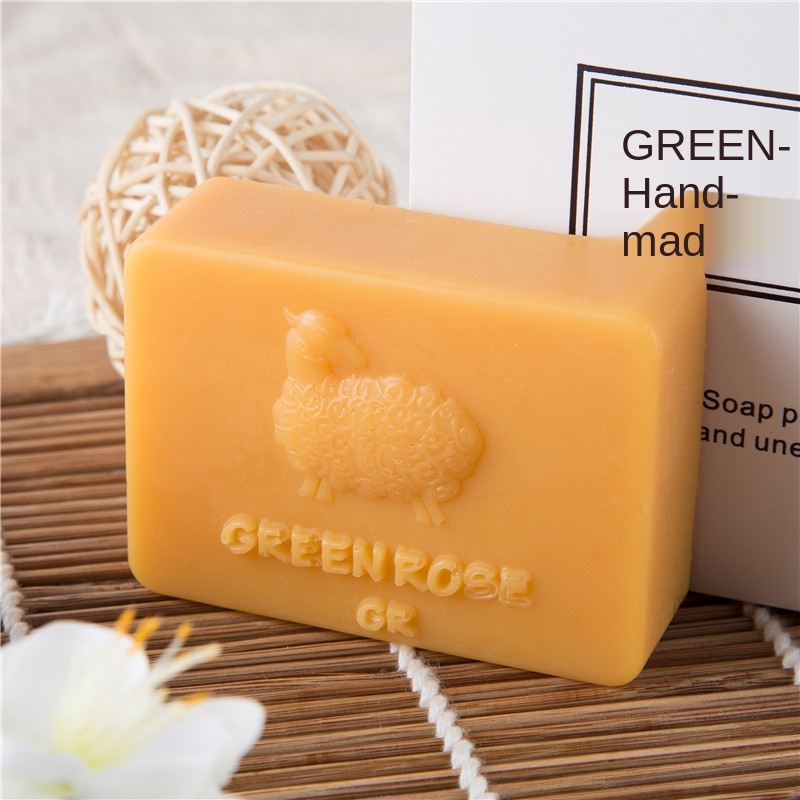 100% Natural Goat Milk Handmade Soap pin up Hydrating Facial Soap Women Beauty Remove Mites & Blackheads & Pimple & Acne