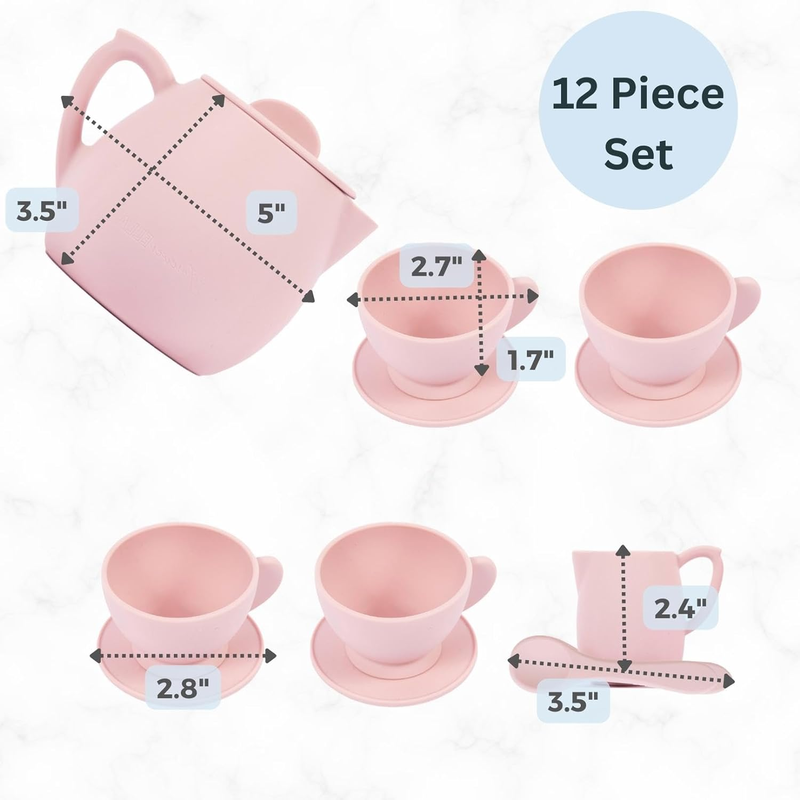 silicone tea set toys MFZ-G010