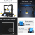 Mega S 3D Printer 3.5'' Touch Screen Anycubic I3 Mega New Upgrade Metal 3D Print Kit With Extruder And Suspended Filament Rack