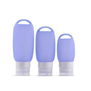 1pcs 90ml Travel Refillable Bottle Kit Portable Keychain Bottle Container Shampoo Shower Gel Container Empty Bottle