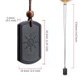 Anti EMF Radiation Protection Pendant Tourmaline 2300 Negative Ions Far Infrared & Scalar Energy Volcanic Lava Reverse Aging