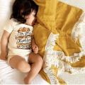 120x100cm Baby Blanket Fringe Swaddle Baby Blankets Newborn Pompom Toddler Infant Baby Boy/girl Blanket Muslin Swaddle Bath