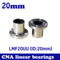 LMF20UU 20mm flange linear ball bearing for 20mm linear shaft CNC Free Shipping