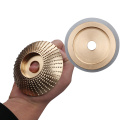 Woodworking Tungsten Carbide Wood Carving Disc Grinding Wheel Polishing Abrasive Disc Sanding Rotary Tool for Angle Grinder