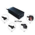 42V 2A electric bike lithium battery charger for 36v electric scooter 3-Prong Inline Connector 3P GX16 Plug