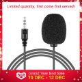 Newest Portable External 3.5mm Hands-free Mini Wired Clip-on Lapel Lavalier Microphone For PC Laptop