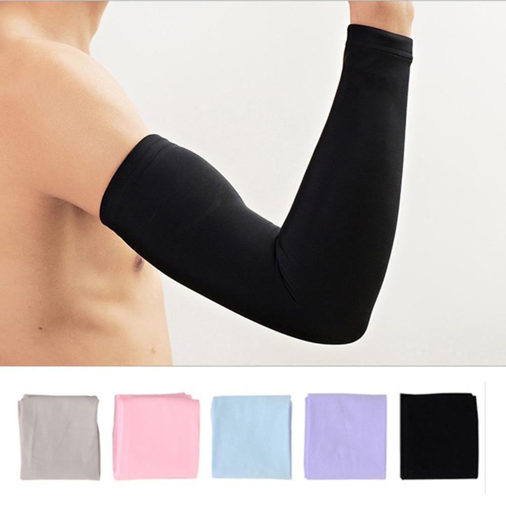 Sports Arm Compression Sleeve Basketball Cycling Arm Warmer UV Protection Volleyball Sunscreen Bands Hunting Gloves