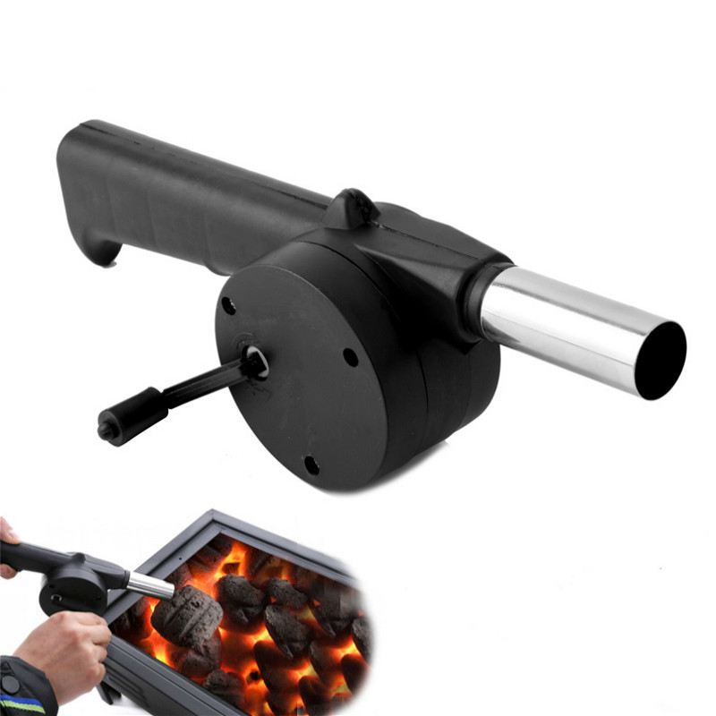 Outdoor Barbecue Blower Fan Hair Dryer Portable Manual Blower Hand Blower Barbecue Tool Outdoor Bbq Tools