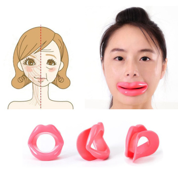 Silicone Rubber Face Lifting Lip Trainer Mouth Muscle Tightener Face Massage Exerciser Anti Wrinkle Lip Exercise Mouthpiece Tool