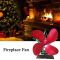 European and American Christmas Fireplace Fan thermal Supplies Stove Fan for Wood Log Burner Overheating protection