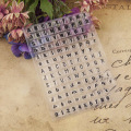10x15cm Alphabetic lis Transparent Clear Stamps Silicone Seals Roller Stamp DIY scrapbooking photo album/Card Making Easter