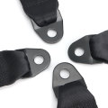 Sport racing car harness safety seatbelt 3 4 point fixing mounting quick release