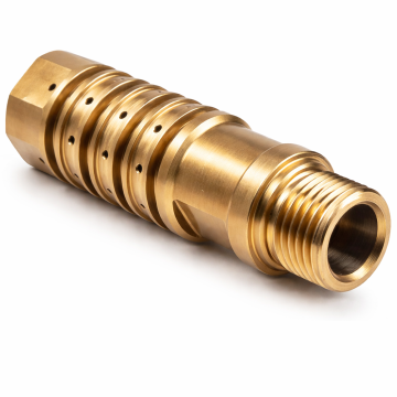 Swiss turned precision brass valve core