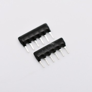 50PCS DIP Exclusion 6pin 1K ohm A102J 1KR 6 PINS Network Resistor array A06-102J A6J102