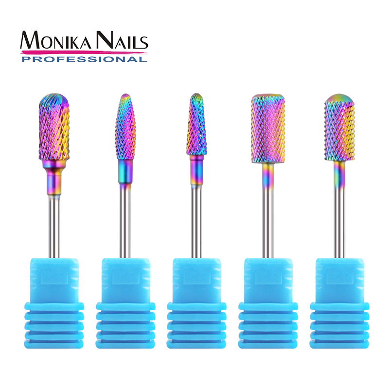 Monika Nail Safety Carbide Drill Bits Rotary Burrs Cleaning Brush Stone File Nail Drill Machine Accessories Salon Pedicure Tools