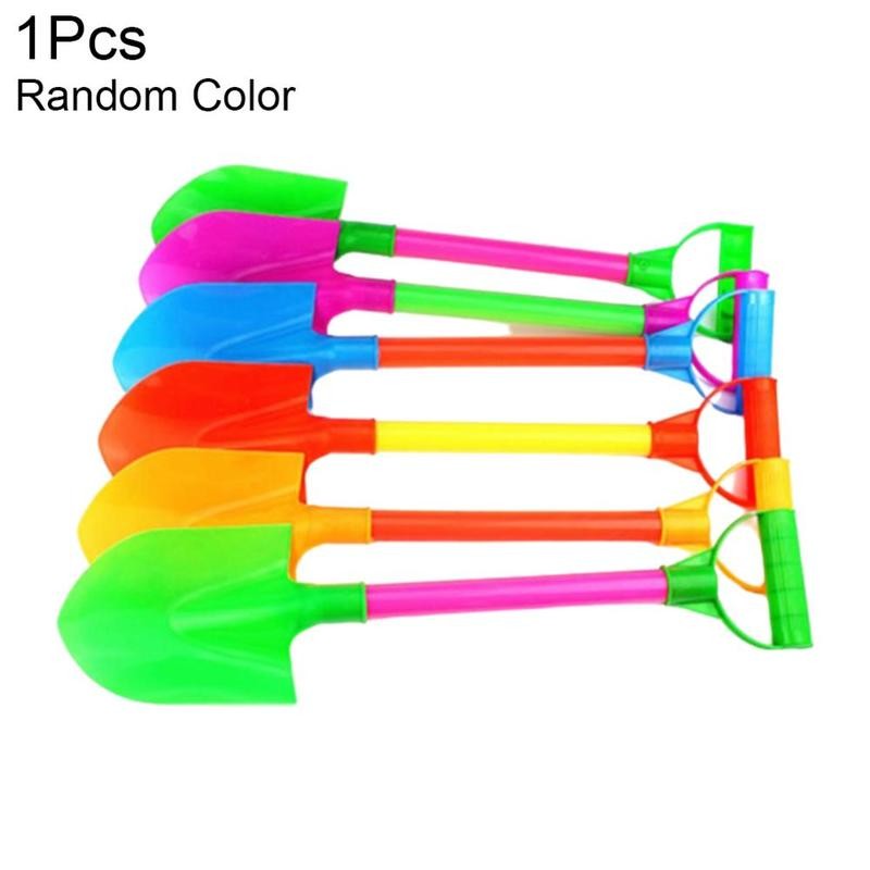 1pcs Children Outdoor Beach Shovels Digging Sand Tool 48cm Summer Beach Shovel Digging Sand Shovel Outdoor Toy Random Color