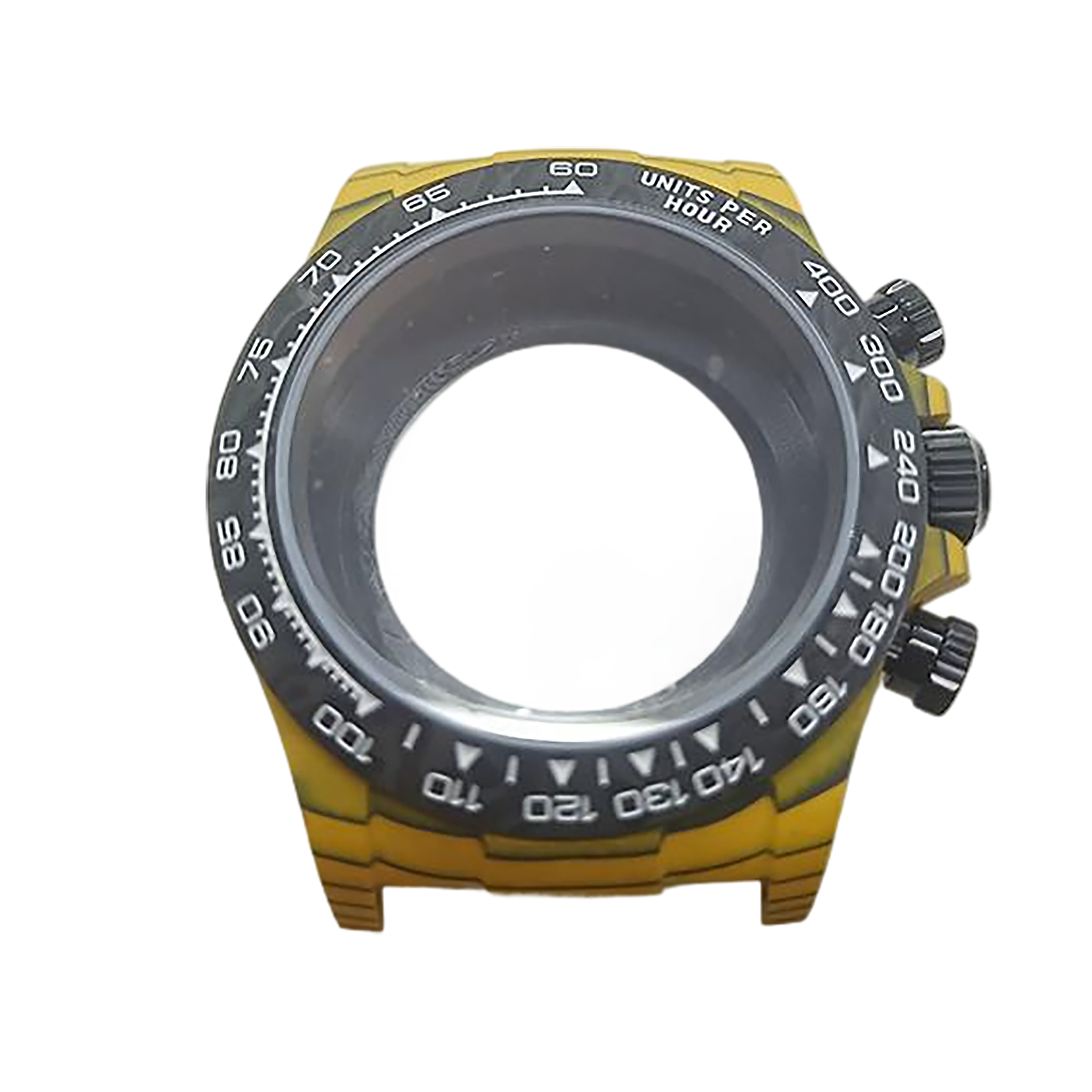 Colorful carbon fiber watch case