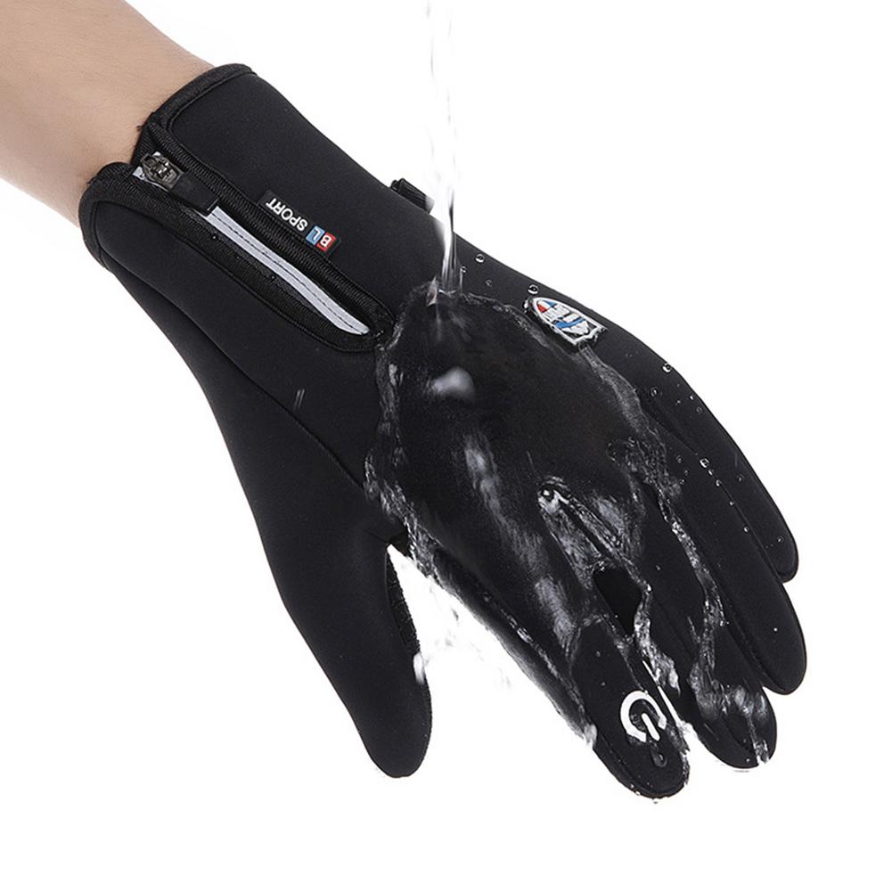 Winter Cycling Gloves Warm Touchscreen Gloves non-slip and abrasion-resistant Waterproof breathable Gloves For Cycling Hiking