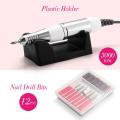 80W 2-in-1 35000RPM Nail Drill Machine & Collector Vacuum Cleaner Nail Dust Nail Art Equipment Manicure Pedicure Nail Tools