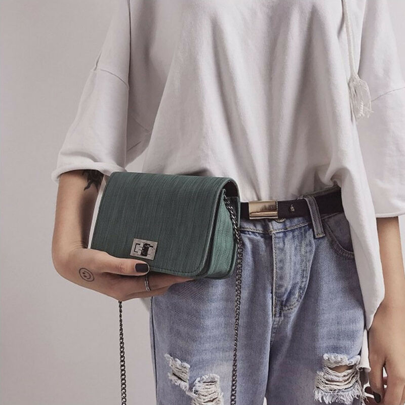 Fashion Simple Small Square Bag Women's Designer Handbag 2021 High-quality PU Leather Chain Mobile Phone Shoulder bags