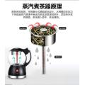 0.8L Automatic steam stainless steel Hot Tea Maker Glass Electric kettle underpan heating Kitchen Health pot 580W