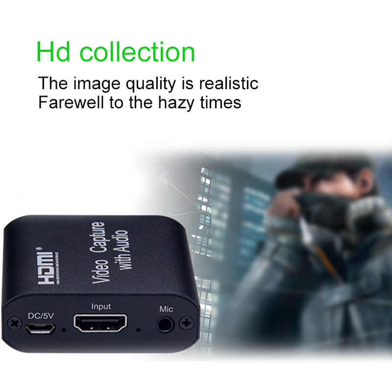 Video Capture Card Maximum Input Resolution Up To 4K Output Resolution Up To 1080P Support 8/10/12 Bit Color Depth
