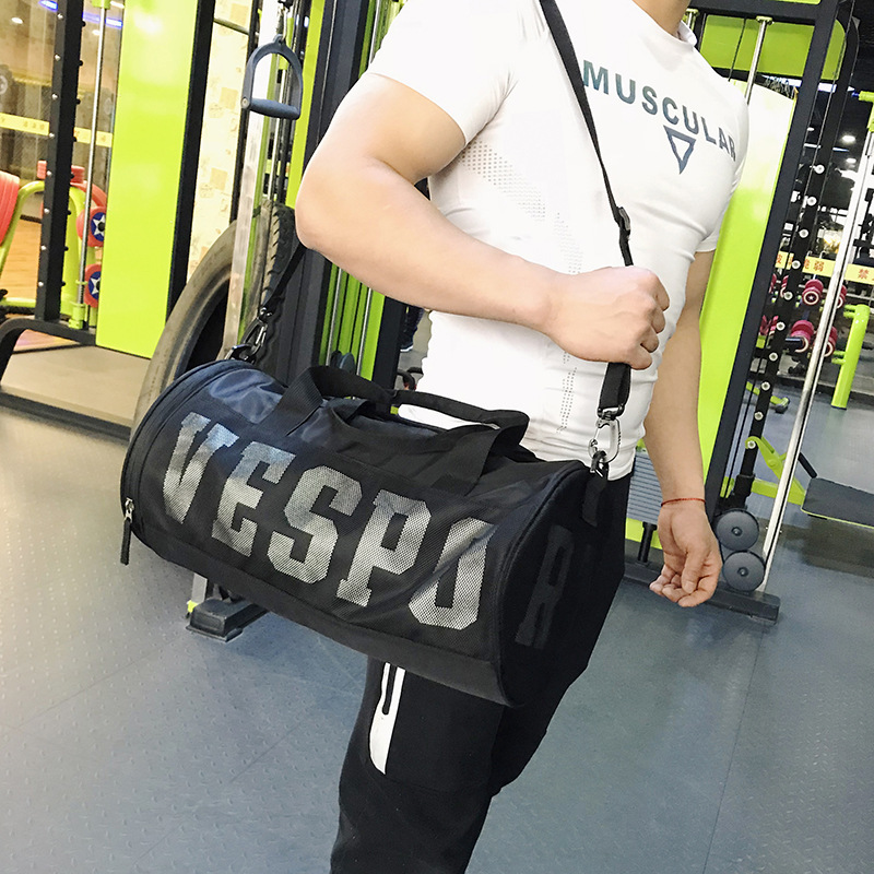 Professional Men Women Gym Bag with Independent Shoes Storage Women Yoga Fitness Training Bag Travel Duffle Luggage Shoulder Bag